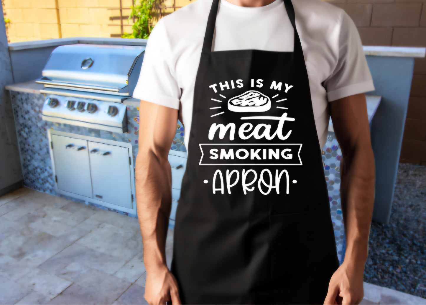 BBQ apron -Meat smoking Apron