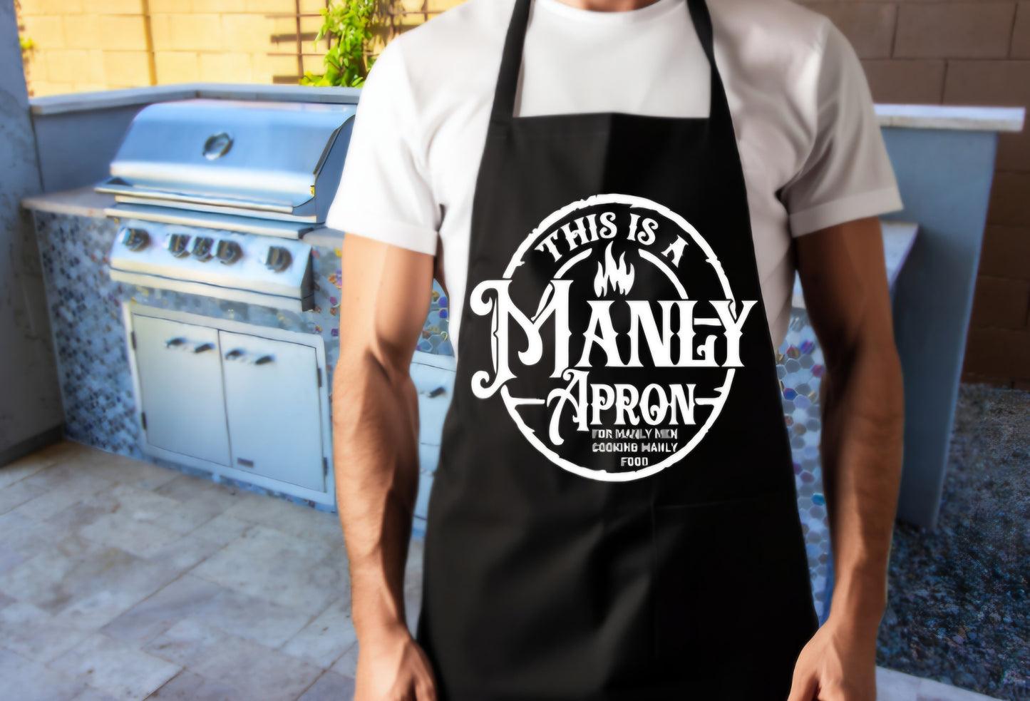 BBQ Apron - Manly Apron