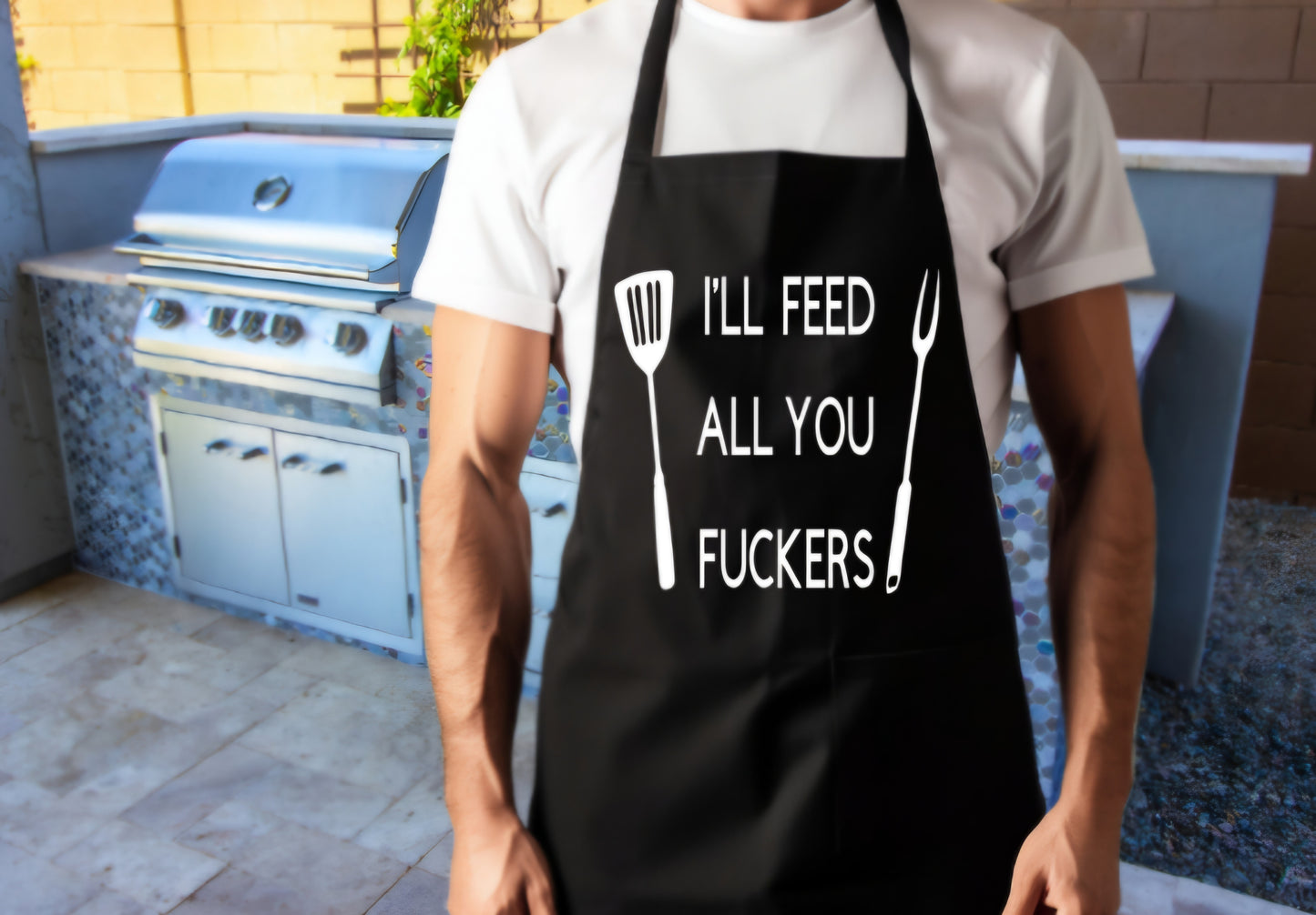 BBQ Apron I'll Feed All You