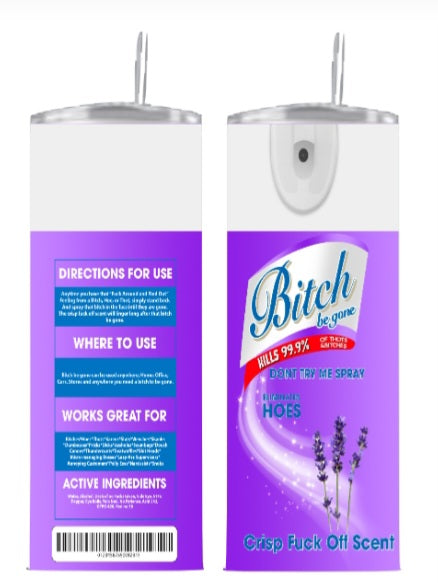 Tumbler 20 oz Bitch Spray