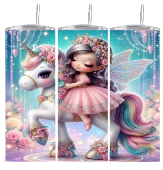 Tumbler 20 oz Sparkle Unicorn