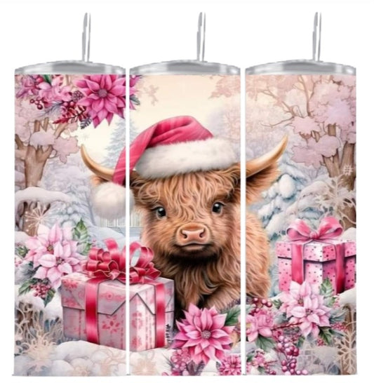 Tumbler 20 oz Calf Xmas