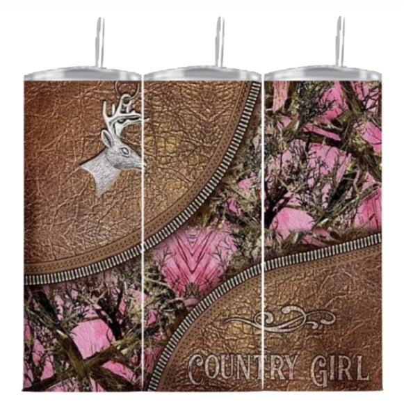 Tumbler 20 oz Country girl