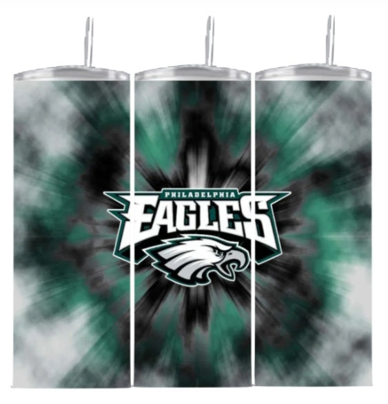 Tumbler 20 oz Eagles Tye Dye