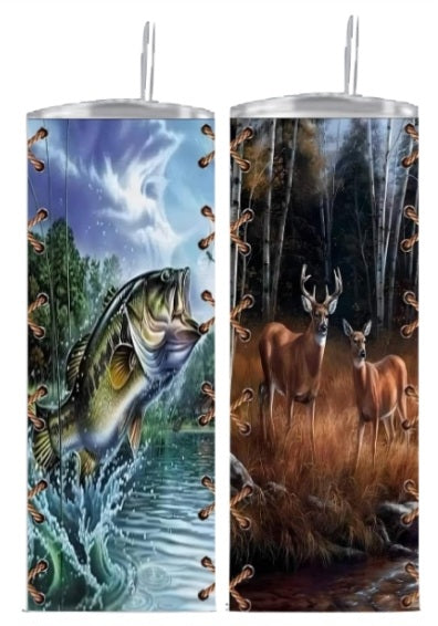 Tumbler 20 oz Hunt fish