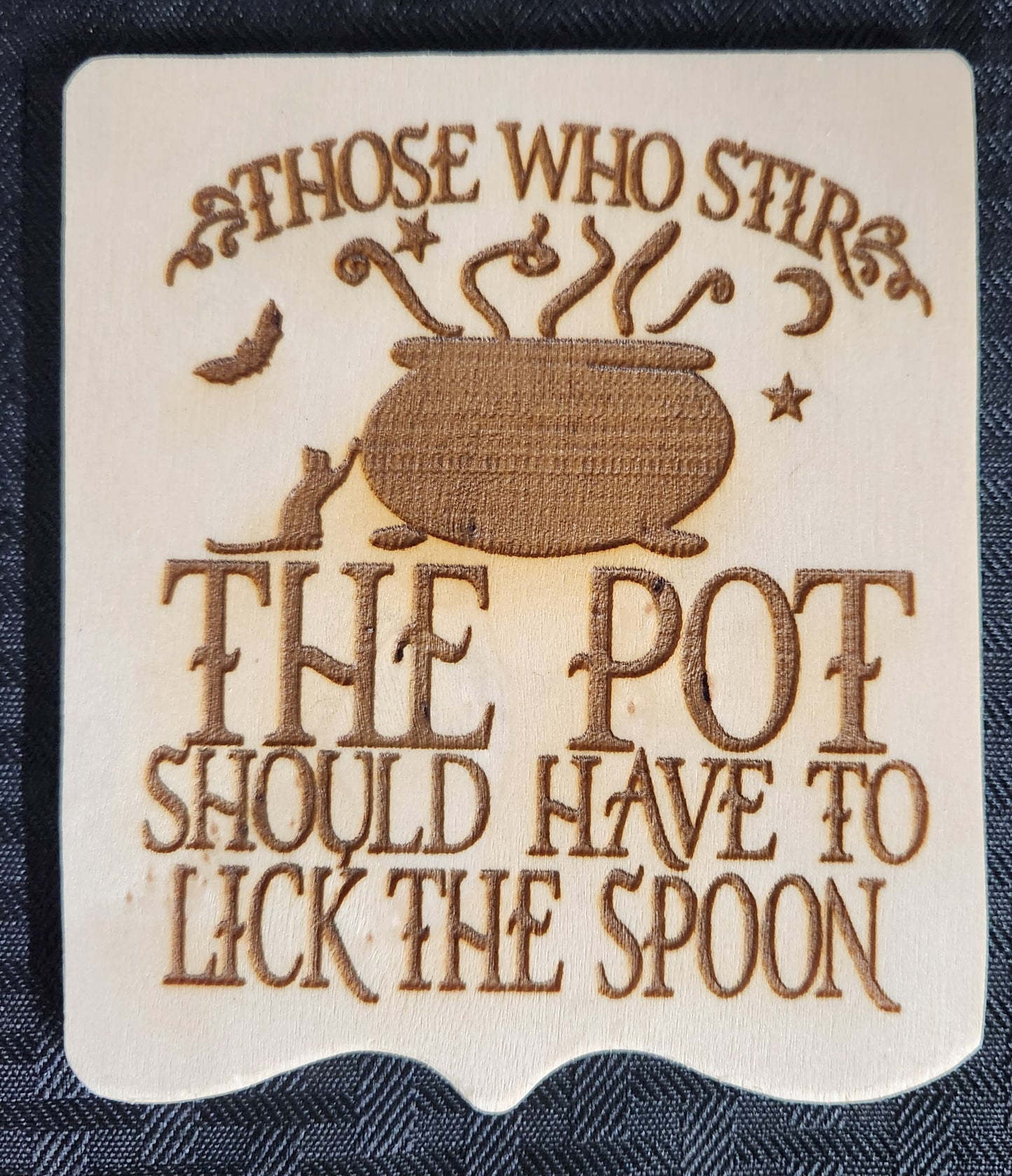 Laser Engraved Stir The Pot