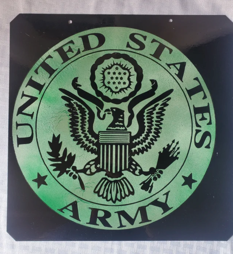 Metal Sign - Military